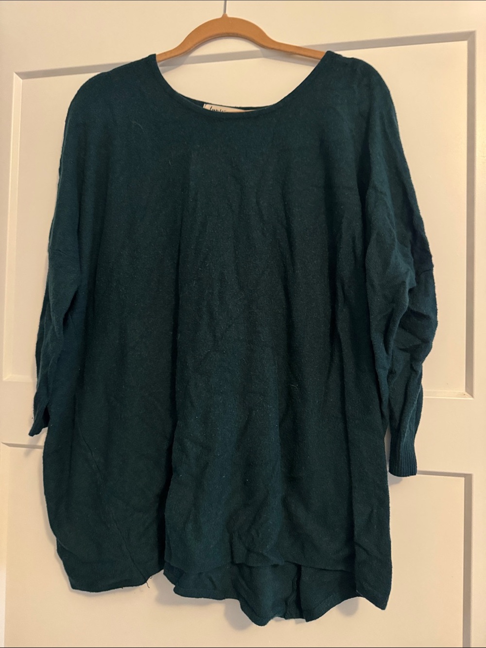 Impressions Teal Crewneck Sweater